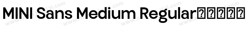 MINI Sans Medium Regular字体转换